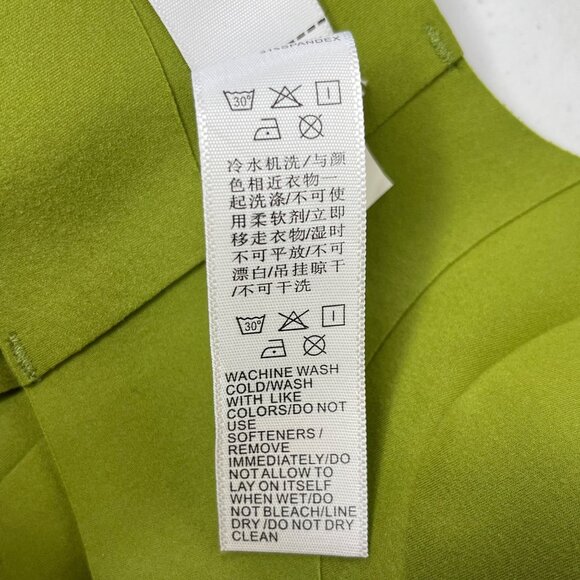 Firm Abs Racerback Sports Bra Womens XS Olive Green New Padded - Picture 10 of 11